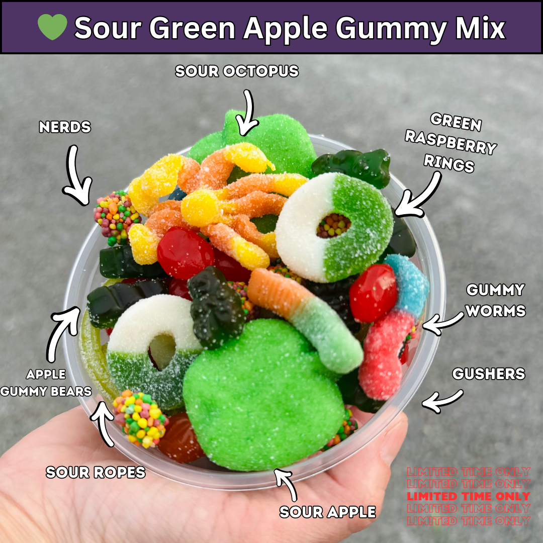 Sour Green Apple Gummy Mix