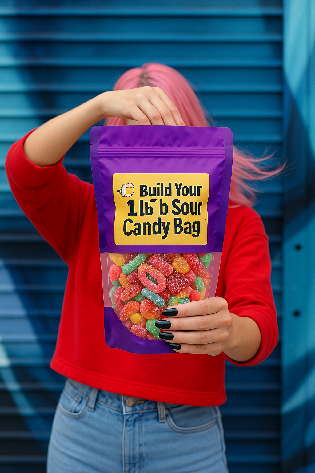 Build Your Own Sour Candy Bag - 1 lb