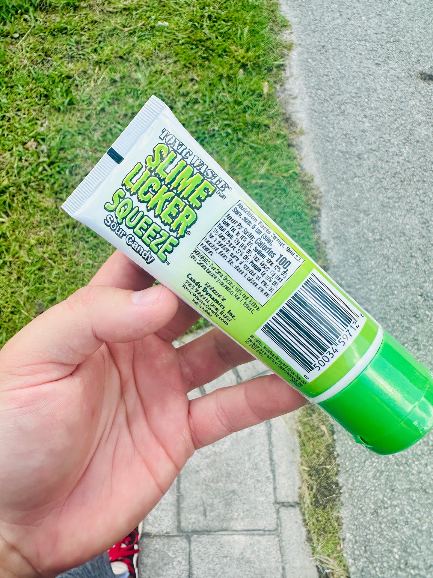 Toxic Waste Slime Licker Squeeze – Green Apple