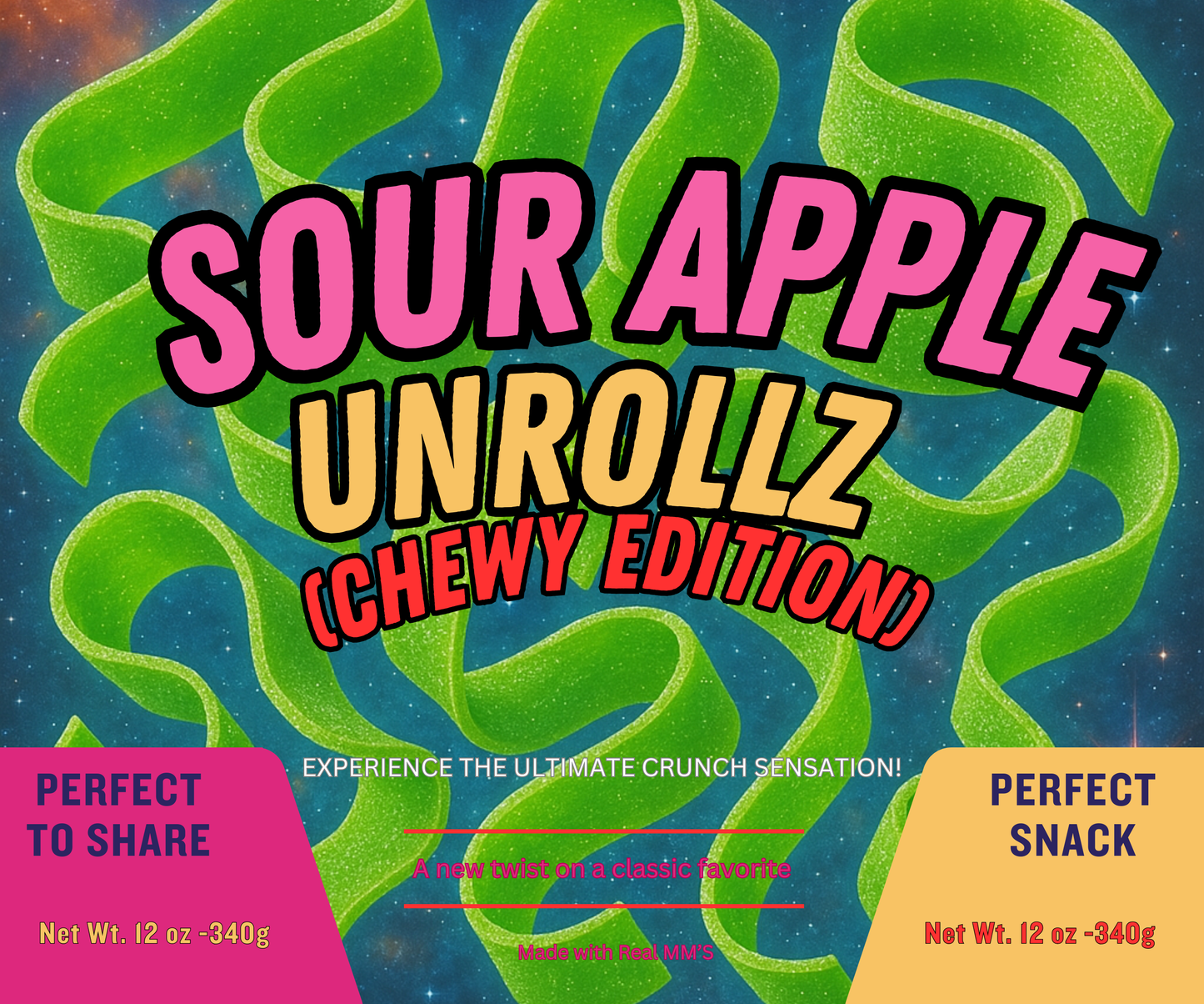 Unrollz (Chewy Edition) - Sour Apple 12 oz