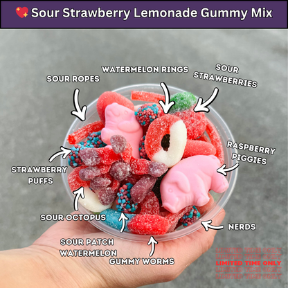 Sour Strawberry Lemonade Gummy Mix