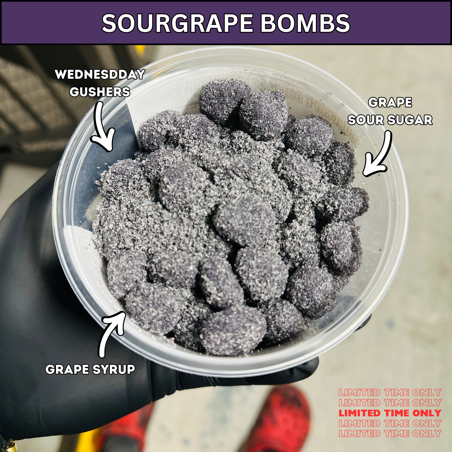 SourGrape Bombs - 10 oz