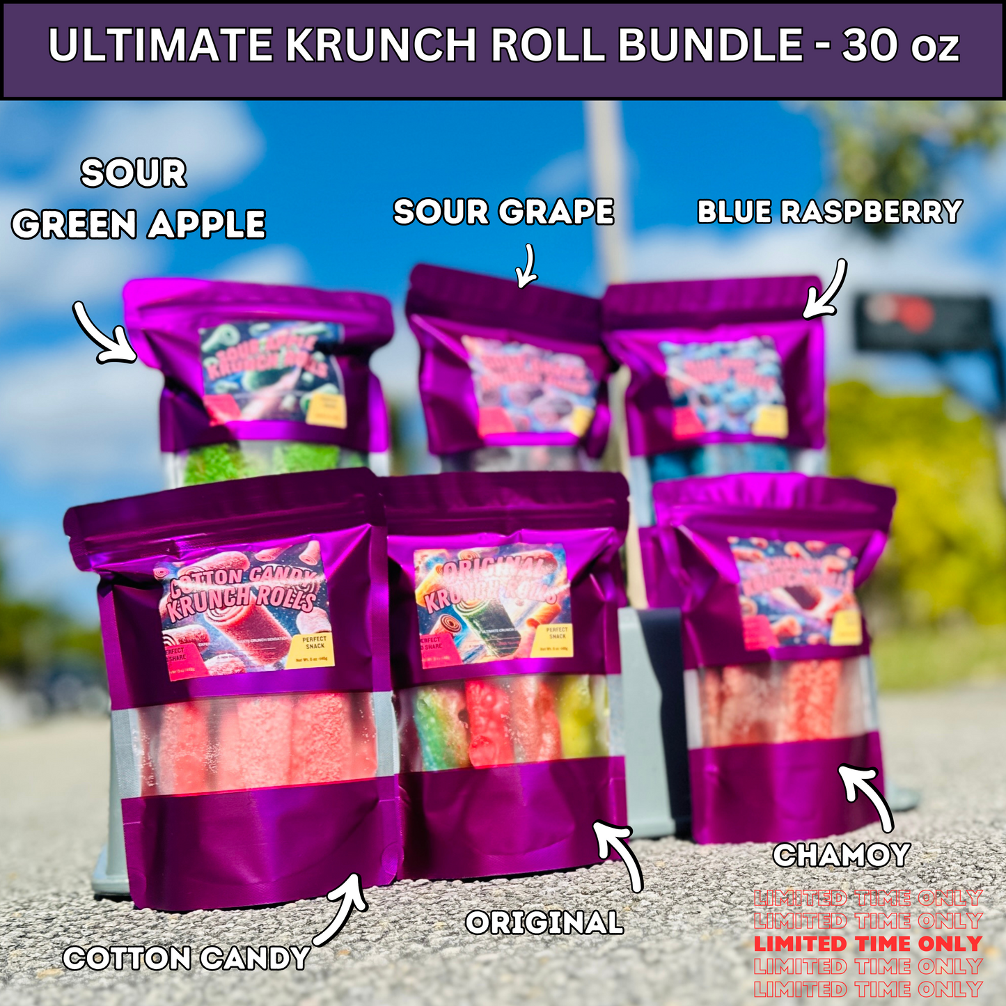ULTIMATE KRUNCH ROLL BUNDLE - 30 oz