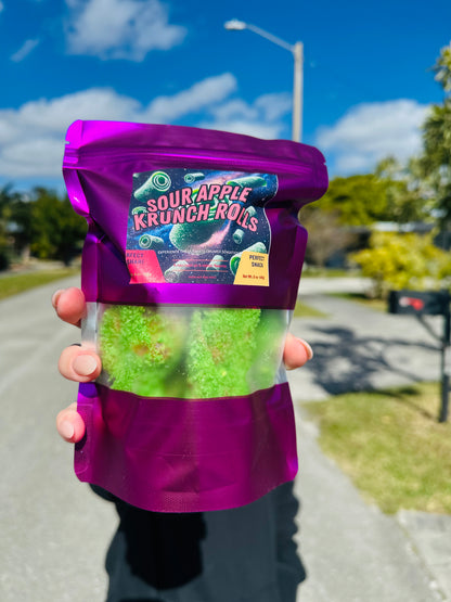 Sour Apple Krunch Rolls -5 oz