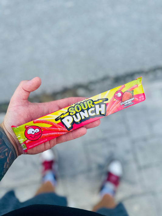 Sour Punch - Strawberry Straws