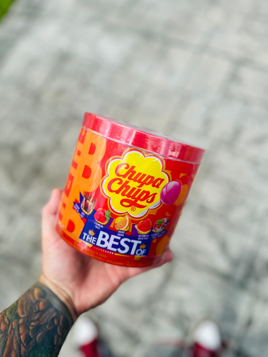 Chupa Chups – The Best Of Lollipop Tub (60 pcs)