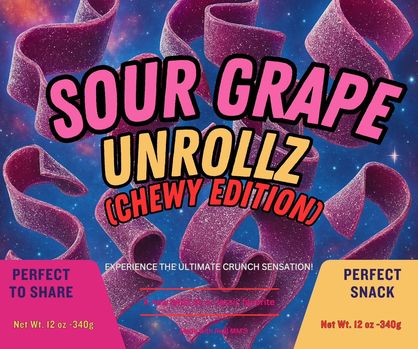 Unrollz (Chewy Edition) - Sour Grape 12 oz